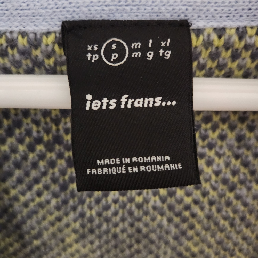 Wave Pattern Zip-Up Cardigan - Picture 4 of 4